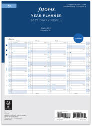 FILOFAX Naptárbetét Éves Vertikális A5 Fehér 2027