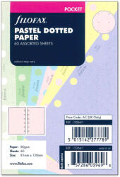 FILOFAX Jegyzetlapok Bullet (pont) Pocket Pasztel vegyes
