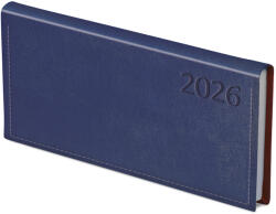 TopTimer Traditional, fekvő zsebnaptár, Kék