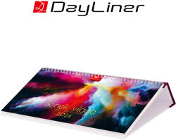 Dayliner Színek világa, képes fekvő asztali naptár DL, Bordó