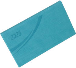 Realsystem Fashion, fekvő zsebnaptár, Türkiz