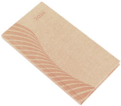 Realsystem Amigo, álló zsebnaptár, Barna