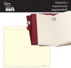 FILOFAX Flex Jegyzetfüzet Vékony Üres lapokkal Slim Krém