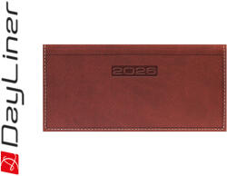 Dayliner Sherwood, fekvő zsebnaptár, Barnásvörös