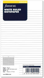 FILOFAX Jegyzetlapok Vonalas Personal Fehér