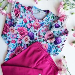  Helen málna színű leggings, Size 98