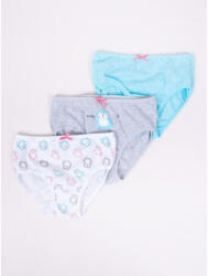 Yo Club! kislány alsó - Szürke/Fehér/Menta Baglyos 98/104