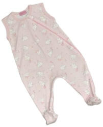 Wikids ujjatlan cipzáros pamut rugi - Rózsaszín Elefántos 74-es