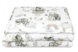 Babastar BS Ágynemű HUZAT 2 részes 100x135cm - Szivárványos Elefánt