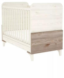 TIMBA Klóe Zárt Végű Kiságy 60x120 cm - Krém/Fűz