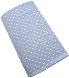 Vaganza Pamut Gumis Stretch Lepedő Mintás 60x120cm / 70x140cm - Kék Pöttyös