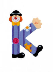 Sevi bohócos fa betű "K" - Lila (KIÁRUSÍTÁS)