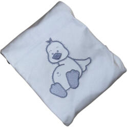 Vaganza Hímzett 2 Rétegű Pamut Takaró 70x90 cm - Kék Kacsa