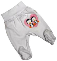 Babastar Pamut pocaknadrág mintával 50 - Fehér Pingvinpár