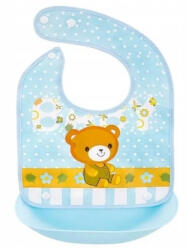 Bocioland Bociland Műanyag Zsebes Előke - Kék Maci