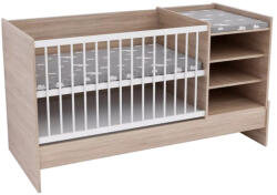 Babastar BS Basic Kombiágy - Sonoma Tölgy (ágyneműtartó nélkül)