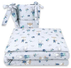 Babastar BS Ágyneműgarnitúra 3 részes - Róka és Nyuszi kék