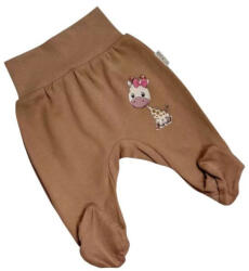 Babastar Pamut pocaknadrág mintával 62 - Bézs Zsiráf Lány