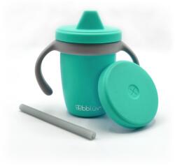 BBlüv Küp szilikon pohár - Aqua