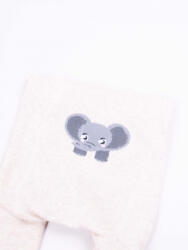 Yo Club! Pamut Harisnyanadrág csúszásgátlós - Bézs Elefántos 68/74