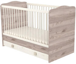 TIMBA Viki átalakítható kiságy ágyneműtartóval 70×140 Krém/Fűz