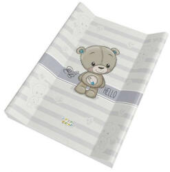 Babastar merev pelenkázólap 50x70cm - Hello Maci pillangóval - Levendula