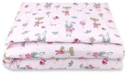Babastar BS Ágynemű HUZAT 2 részes 90x120cm - Róka és Nyuszi rózsaszín