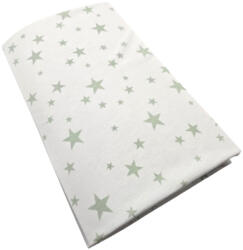 Vaganza Pamut Gumis Stretch Lepedő Mintás 60x120cm / 70x140cm - Oliva Csillagos