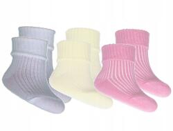 Yoclub Yo Bébi Zokni Egyszínű - Rózsaszín 6-9 hó (1db-os)