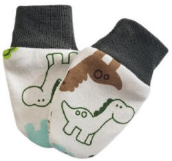 Vaganza Pamut Karmolás Elleni Kesztyű - Barna Dinó