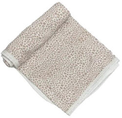 Wikids Vékony Pamut takaró - Bézs Zsiráf Mintás 70x90 cm