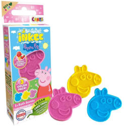 Craze Inkee vegán fürdő bomba 3db - Peppa Malac eper aromával