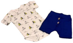 Dalma 2 részes nyári szett - Fehér/Kék Hajós 74