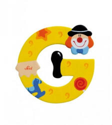 Sevi bohócos fa betű "G" - Sárga (KIÁRUSÍTÁS)