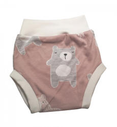 Wikids pamut pelus nadrág - Rózsaszín jegesmacis - 62