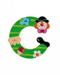 Sevi bohócos fa betű "C" - Zöld (KIÁRUSÍTÁS)