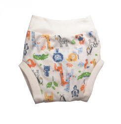 Wikids pamut pelus nadrág - Színes szafaris - 62