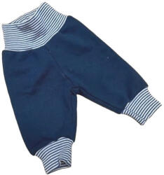 Rikidor Bébi Pamut Pocak Nadrág - Sötét Kék/Kék Csíkos 56