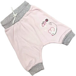 Lafel Pamut Pocaknadrág - Rózsaszín/Szürke Egeres 68