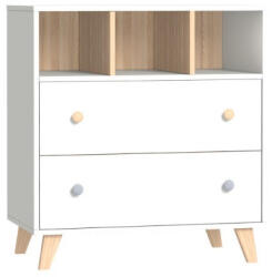 Faktum Colette Fehér Komód - Fehér/Ciombria
