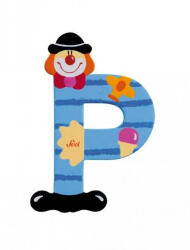 Sevi bohócos fa betű "P" - Kék (KIÁRUSÍTÁS)