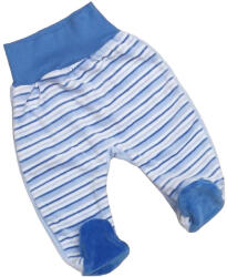 Ewa Plüss bébi nadrág - Két oldalas - Kék/Kék maci 74