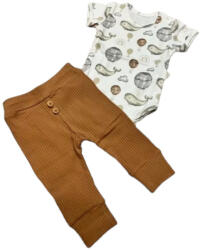 Nicol 2 Részes Szett - Fehér/Barna Bálnás 86