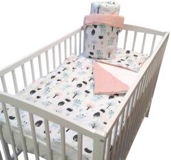 Wikids 3 részes ágynemű - Barack/Menta Őzikés