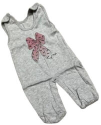 Mrofi Pamut Ujjatlan Rugdalózó - Szürke/Mályva Masnis 68