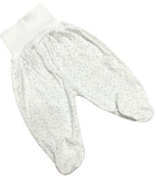 Gólyahír Pamut Pocaknadrág - Fehér/Menta Szíves 74