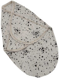 Wikids Pocaklakó Pólya - Fehér/Fekete Apró Virágos