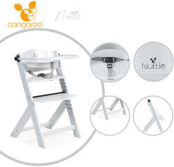 Cangaroo Nuttle Fa Etetőszék - Fehér - bebibolt