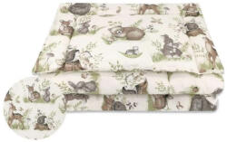 Babastar BS Ágynemű HUZAT 2 részes 90x120cm - Erdei Barátok natur/zöld