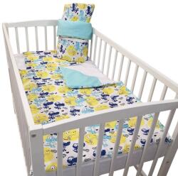 Wikids 3 részes ágyneműgarnitura - Színes krokodilos